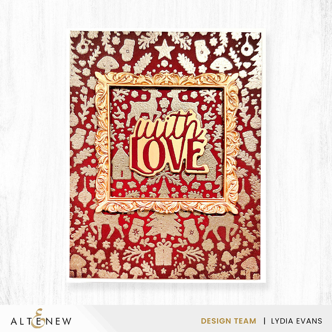 Decorative Frames 3D Embossing Folder & Die Set