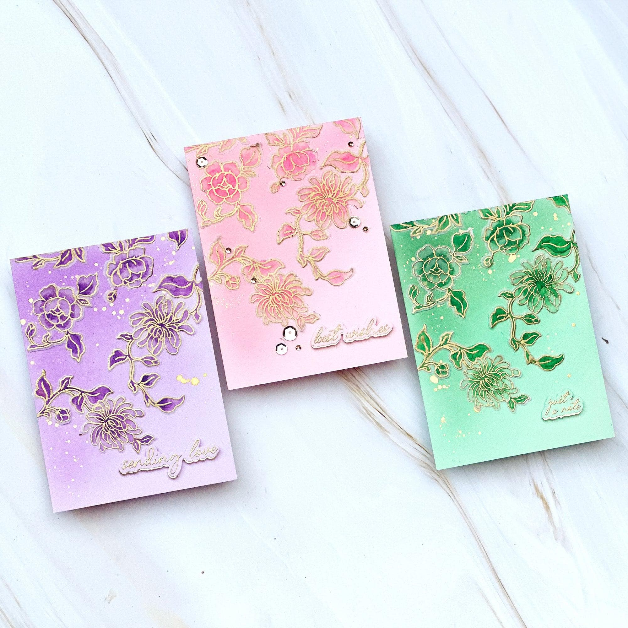 Altenew x Pinkfresh Studio : Posy Party Mix Class Kit | Altenew