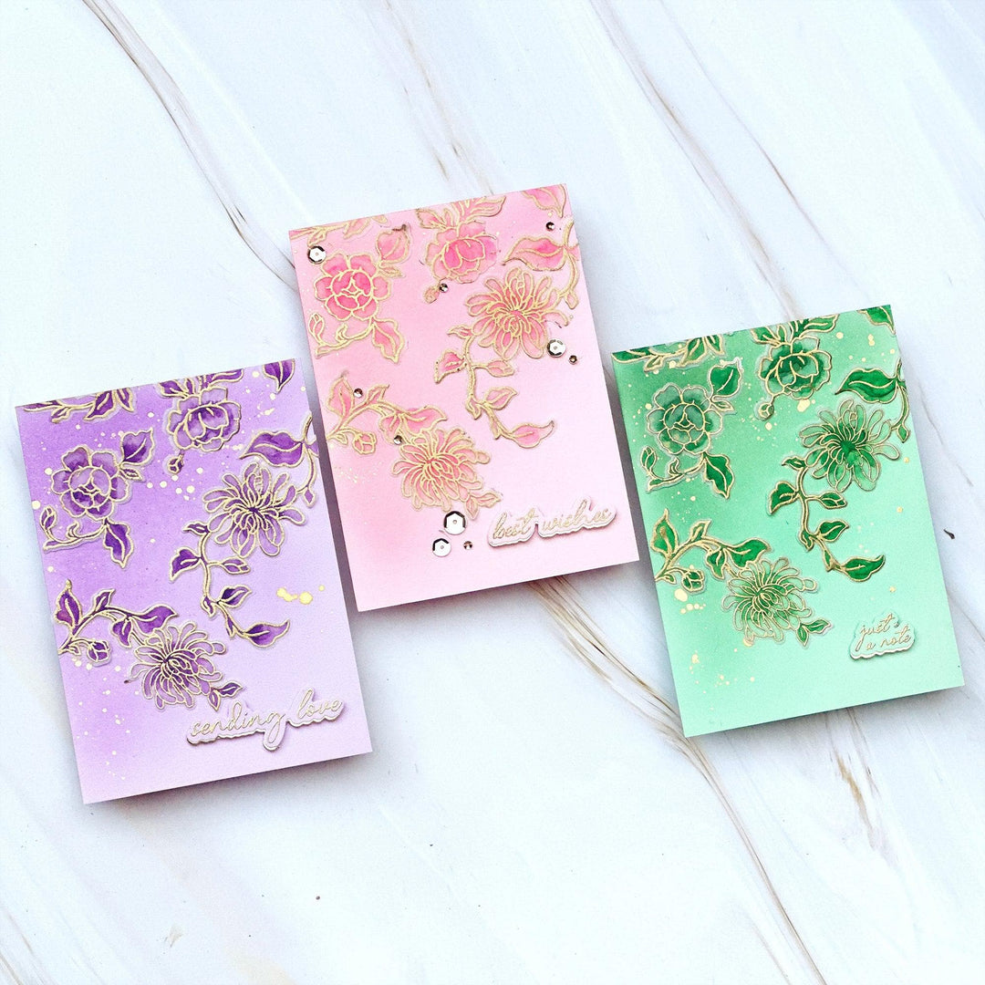 Altenew Workshop Altenew x Pinkfresh Studio : Posy Party Mix Class