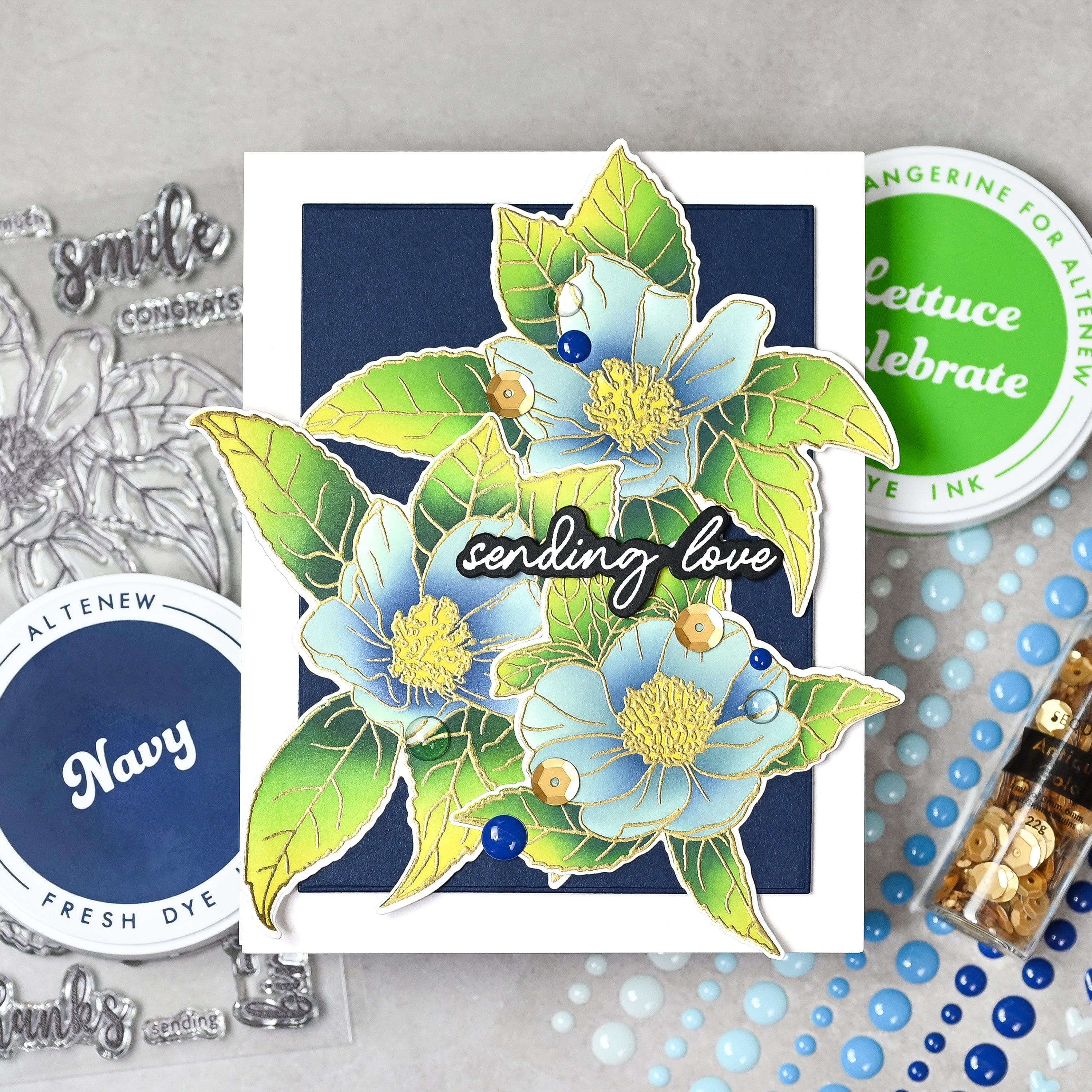 Altenew x Pinkfresh Studio : Posy Party Mix Class Kit | Altenew