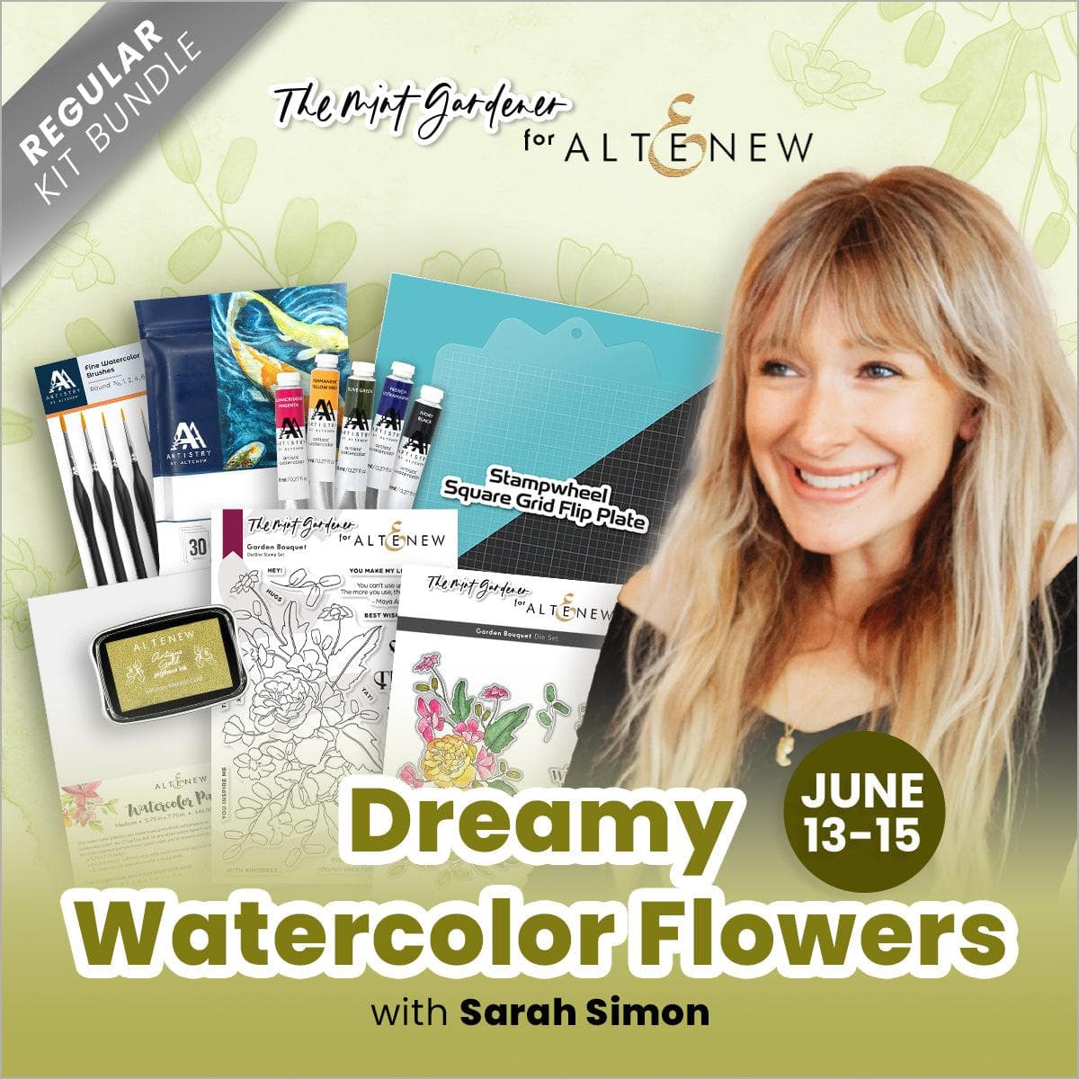 Dreamy Watercolor Flowers with Sarah Simon