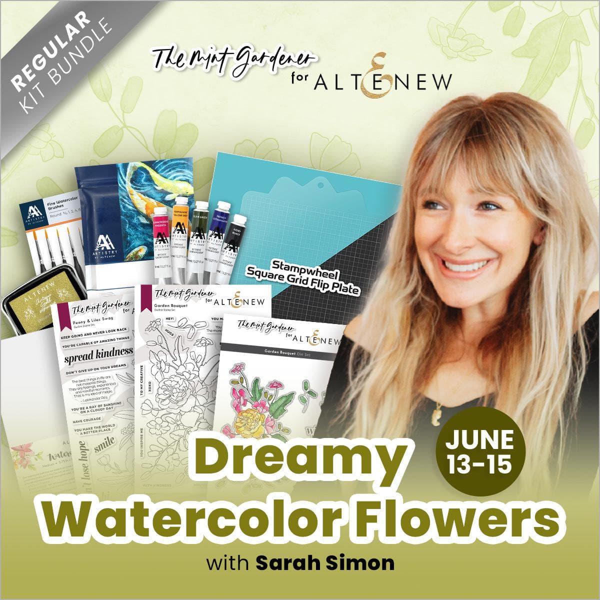 Dreamy Watercolor Flowers with Sarah Simon