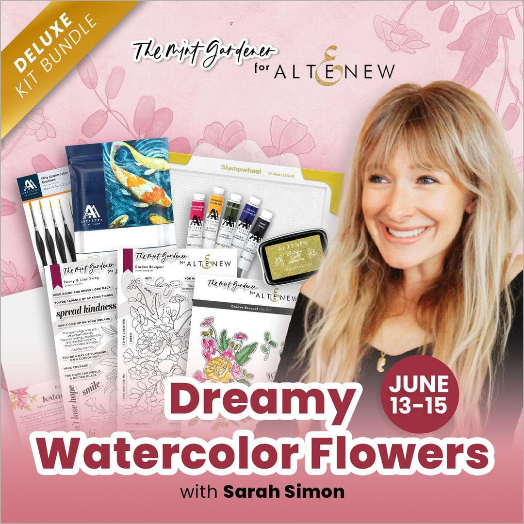 Dreamy Watercolor Flowers with Sarah Simon (The Mint Gardener) – Altenew