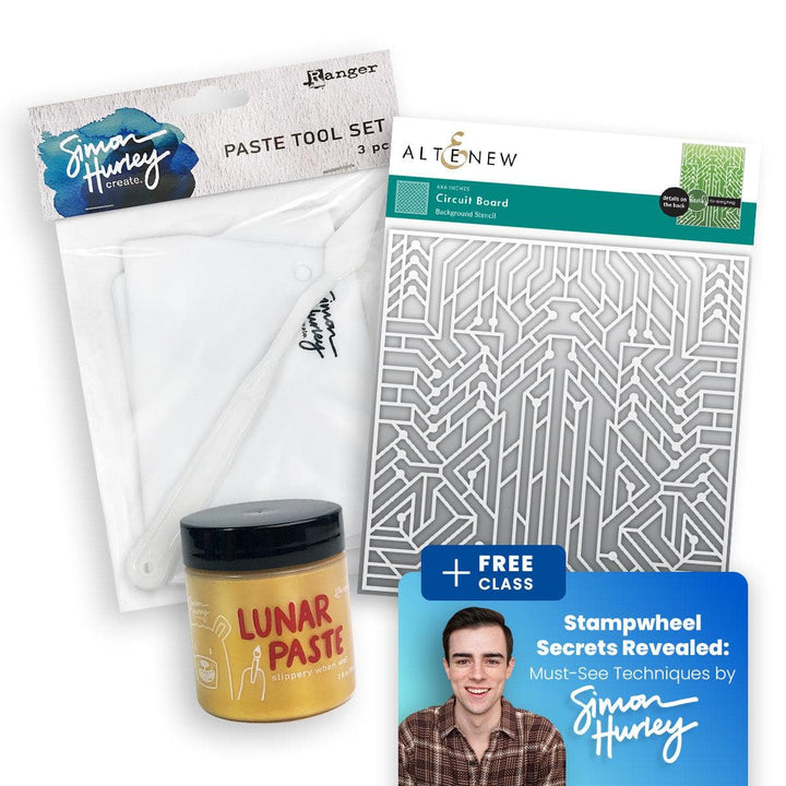 Stampwheel Secrets Revealed: Must-See Techniques by Simon Hurley! Essentials Kit