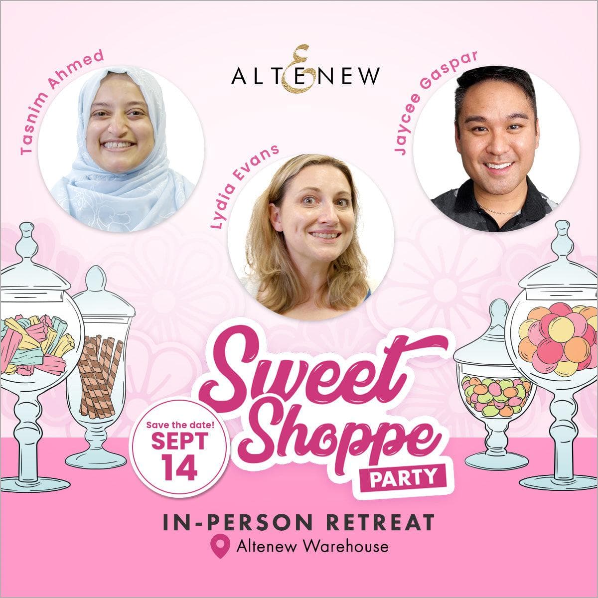 Sweet Shoppe Party In-Person Craft Retreat 2024