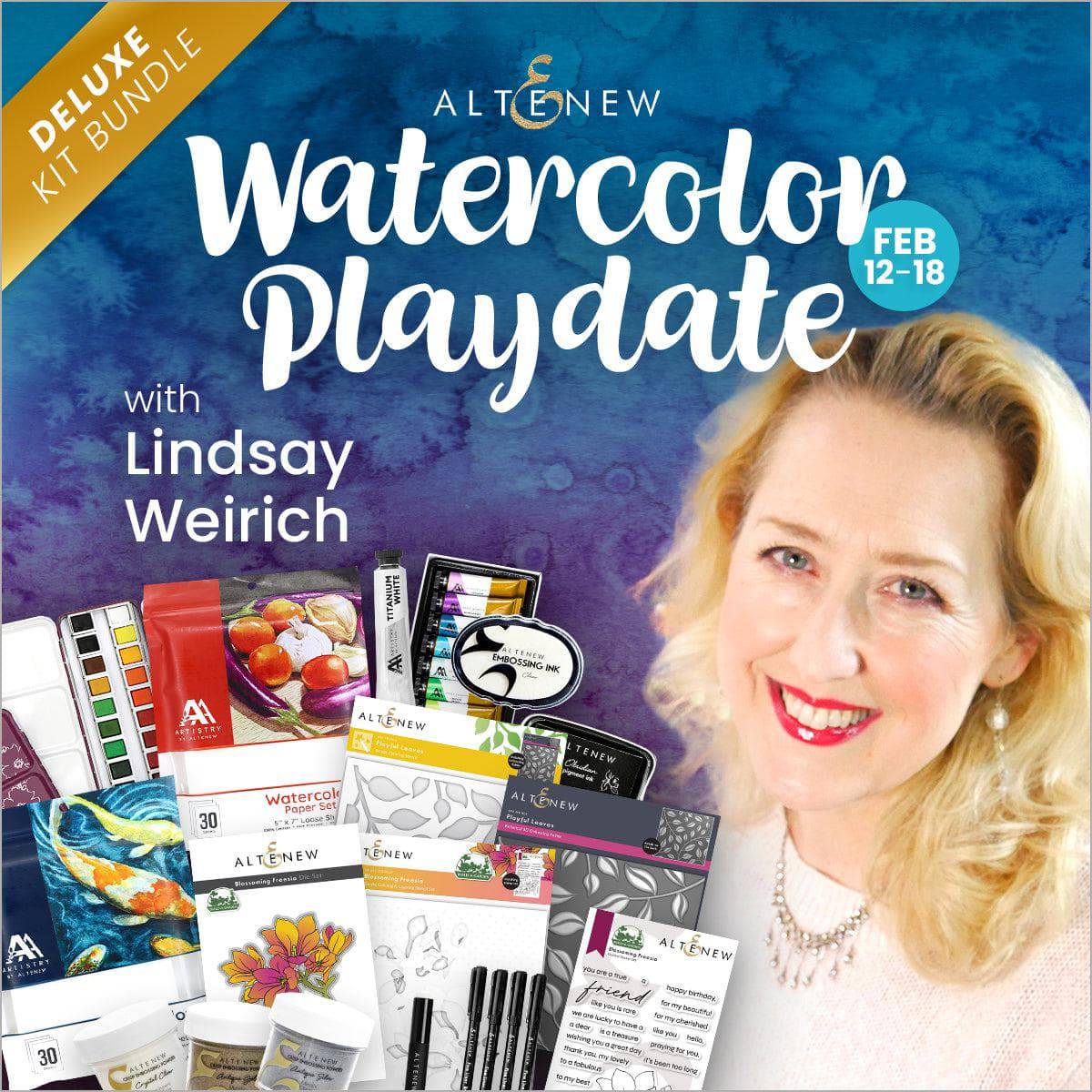 Watercolor Playdate with Lindsay Weirich