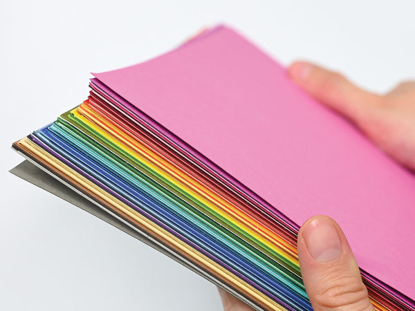 Select a cardstock sheet to match your project's color palette.