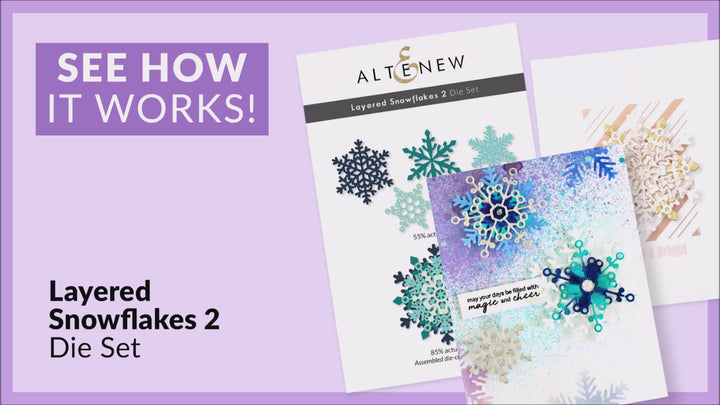 Layered Snowflakes 2 Die Set