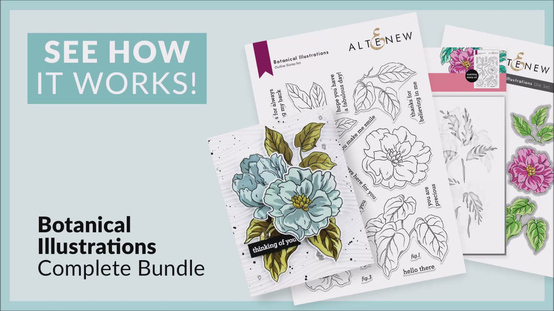 Botanical Illustrations Layering Stencil Set (4 in 1)