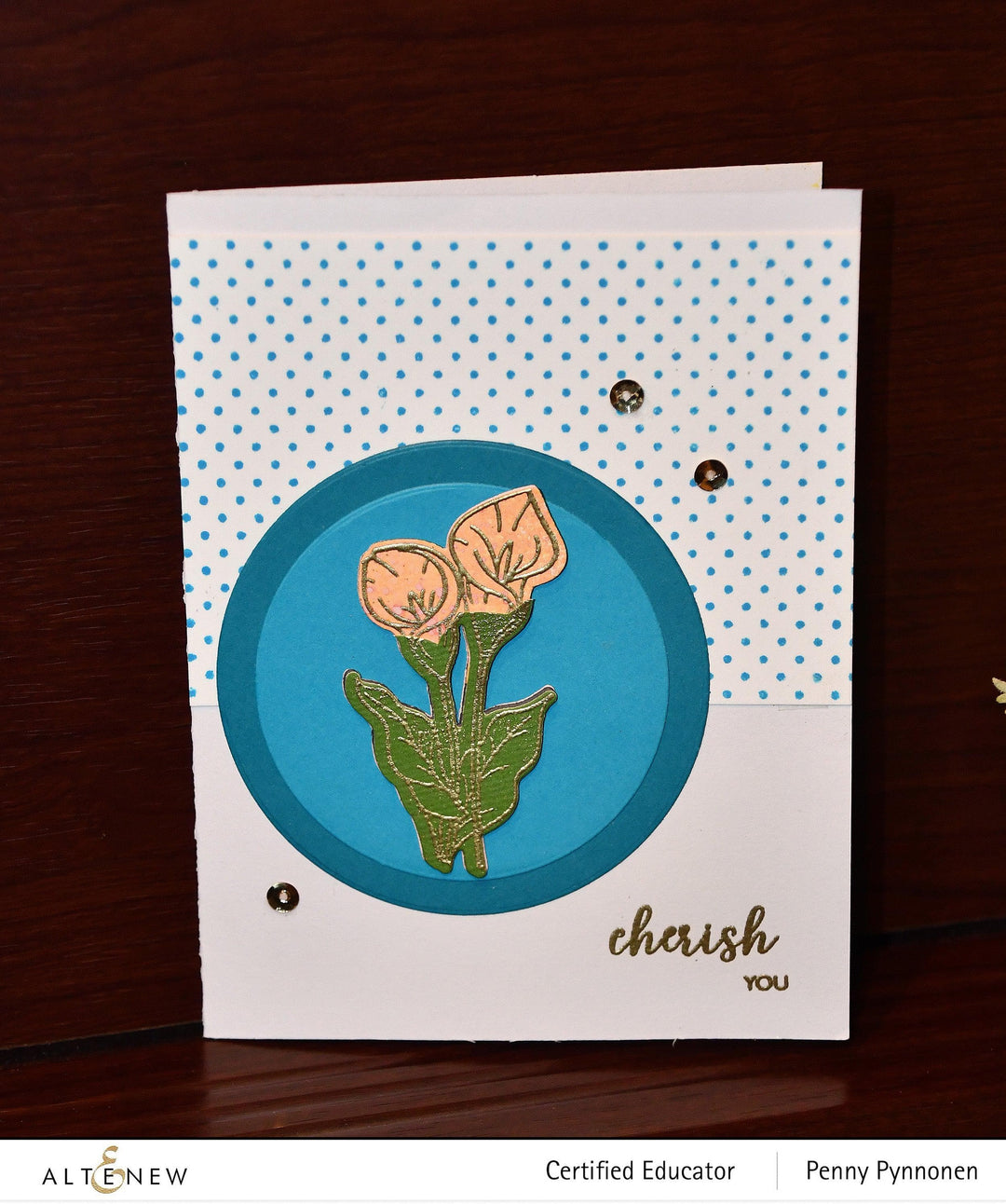 Altenew Mini Delight Mini Delight: Dainty Calla Lilly Stamp & Die Set