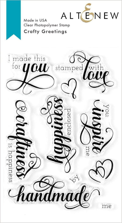 Photocentric Clear Stamps Crafty Greetings Stamp Set