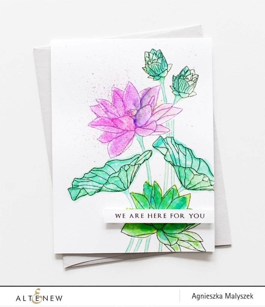 Photocentric Clear Stamps Lotus Stamp Set