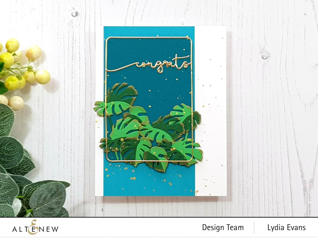 Part A-Glitz Art Craft Co.,LTD Dies Framed Congrats Die