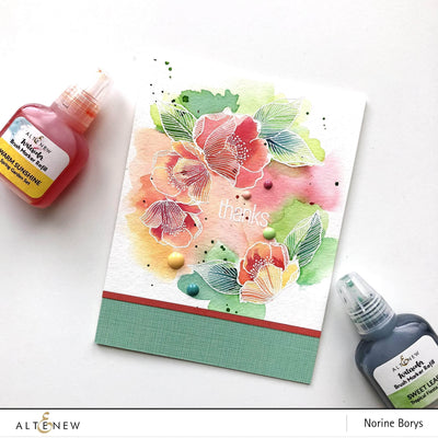 Altenew Liquid Watercolor Bundle Spring Garden Liquid Watercolor - Brush Marker Refill Bundle
