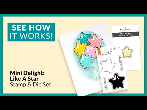 Mini Delight: Like a Star Stamp & Die Set