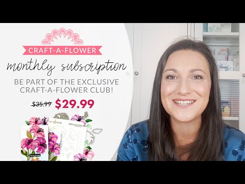 Craft-A-Flower Monthly Subscription Plan