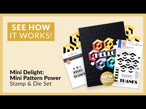 Mini Delight: Mini Pattern Power Stamp & Die Set