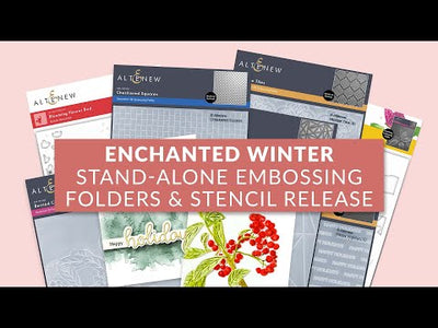 Enchanted Winter Embossing Folder Release Bundle