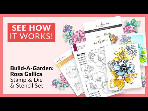 Build-A-Garden: Rosa Gallica & Add-On Die Bundle