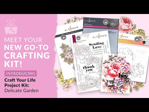 Craft Your Life Project Kit: Delicate Garden