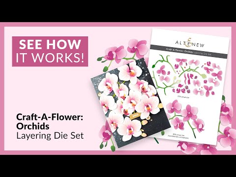 Craft-A-Flower: Orchids Layering Die Set