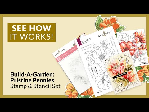 Build-A-Garden: Pristine Peonies Add-On Die Set